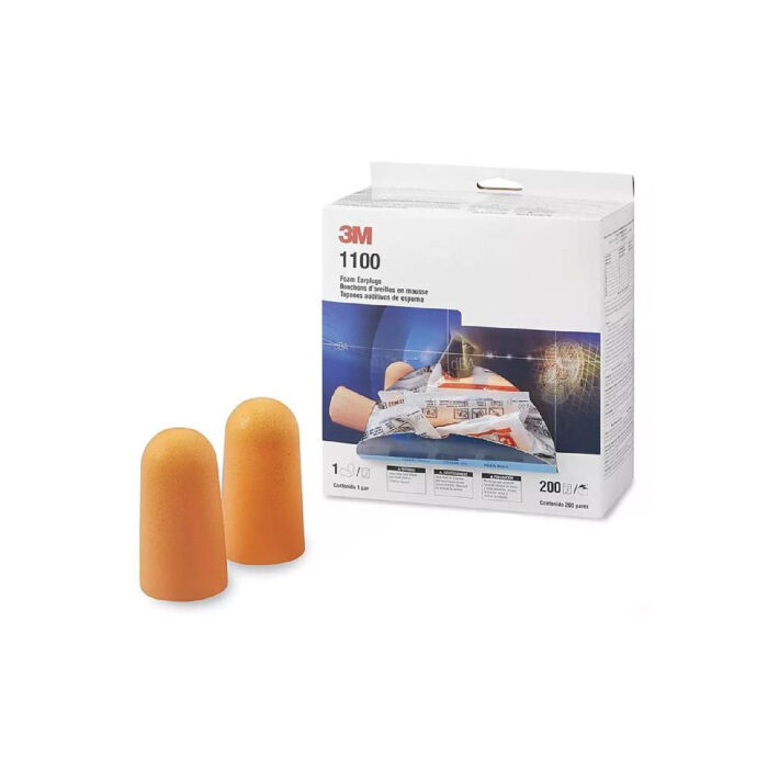 TAPON AUDITIVO 3M DESECHABLE 1100 (CAJA 200 PARES)
